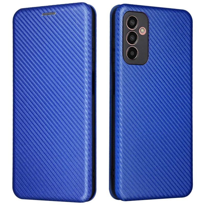 Kryty Na Mobil Na Samsung Galaxy M13 Flipové Pouzdro Uhlíkové Vlákno