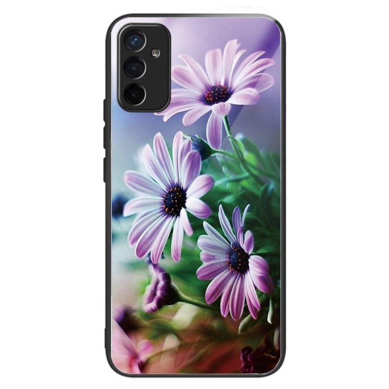 Kryty Na Mobil Na Samsung Galaxy M13 Květiny Z Tvrzeného Skla