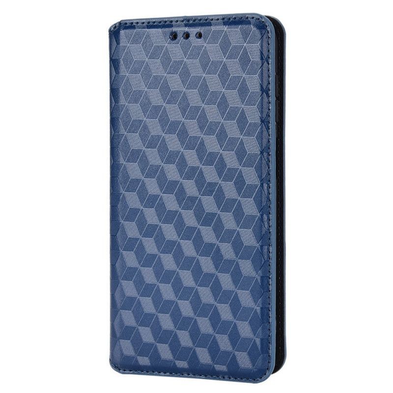 Kryty Na Mobil Na Samsung Galaxy M23 5G Flipové Pouzdro Efekt 3d Kostky Kůže