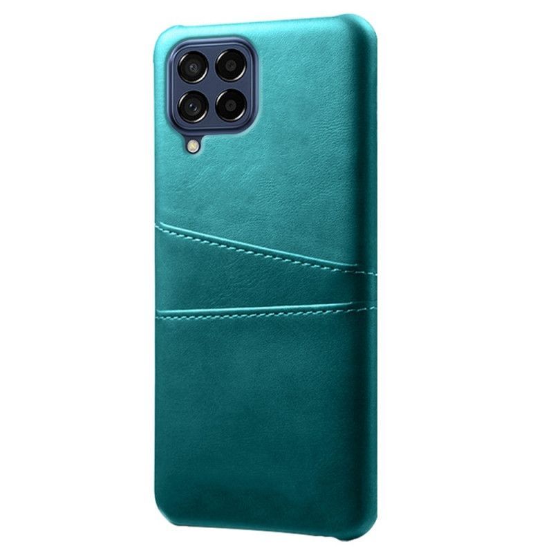 Kryty Na Mobil Na Samsung Galaxy M53 5G Kožený Držák Karet S Efekty