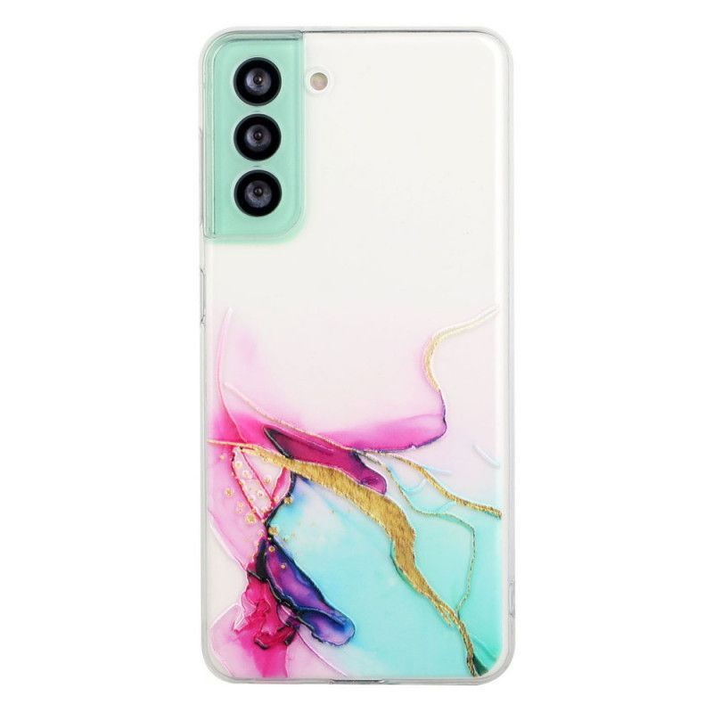 Kryty Na Mobil Na Samsung Galaxy S22 5G Efekt Silikonového Mramoru