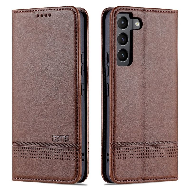 Kryty Na Mobil Na Samsung Galaxy S22 5G Flipové Pouzdro Kožený Styling Azns