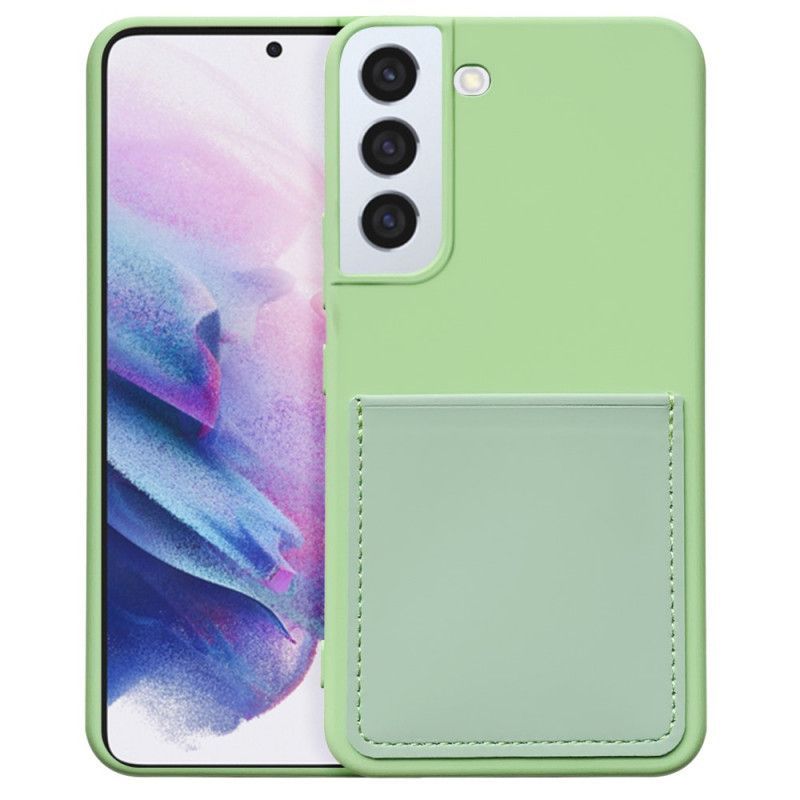 Kryty Na Mobil Na Samsung Galaxy S22 5G Kapalný Silikonový Držák Na Karty