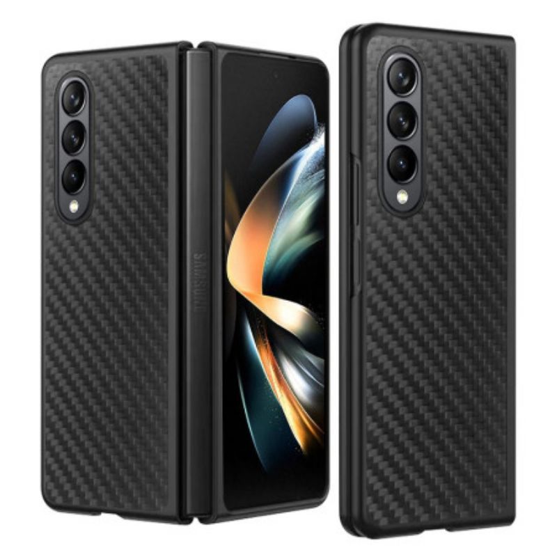 Kryty Na Mobil Na Samsung Galaxy Z Fold 4 Karbonové Vlákno A Mikrovlákno