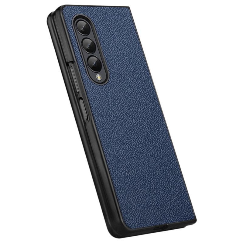 Kryty Na Mobil Na Samsung Galaxy Z Fold 4 Litchi Z Pravé Kůže