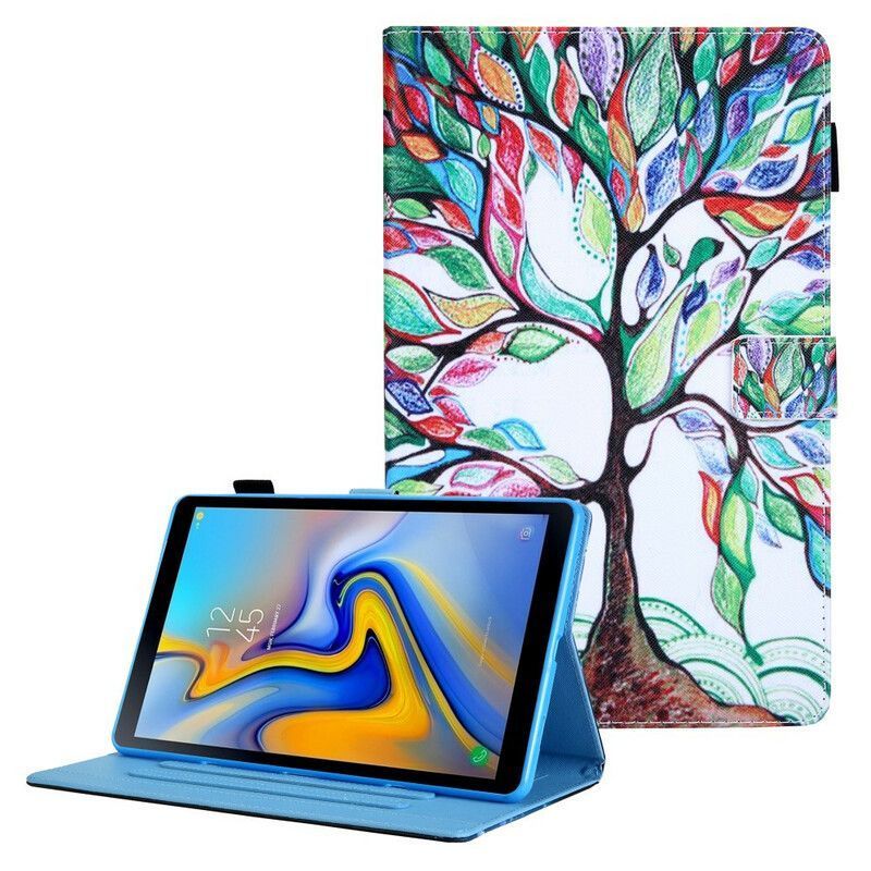 Obálka Samsung Galaxy Tab A7 Vícebarevný Strom
