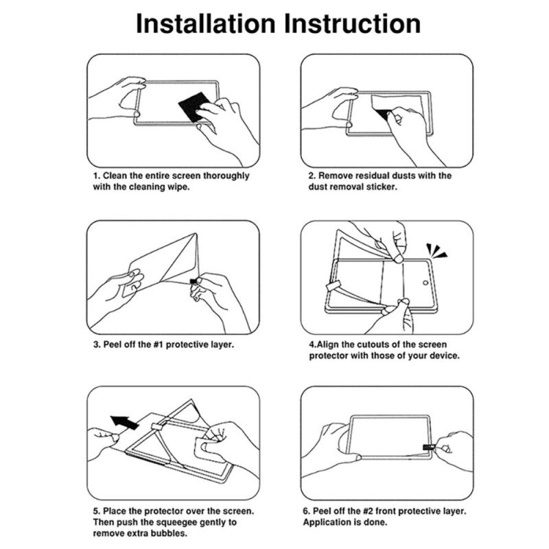 Ochranná Fólie Z Tvrzeného Skla Proti Špionážnímu Vniknutí Pro Samsung Galaxy Tab S10 Lite / S10 Fe / S9 / S9 Fe / S8 / S7