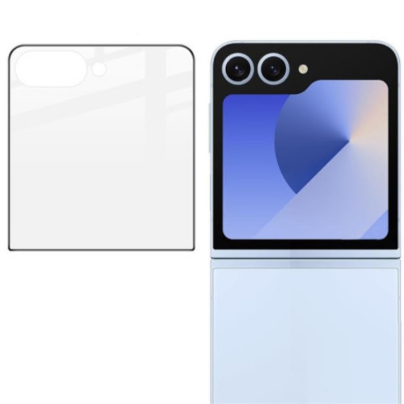 Ochranný Kryt Vnější Obrazovky Z Tvrzeného Skla Pro Samsung Galaxy Z Flip 7 5g (černý Okraj)