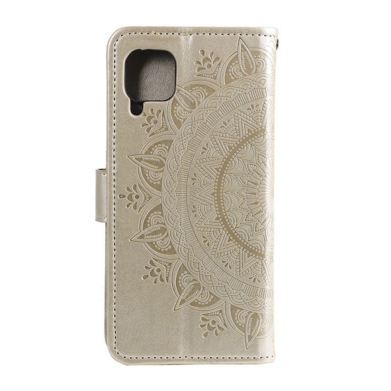 Peněženková Pouzdra Na Samsung Galaxy A42 5g Sluneční Mandala