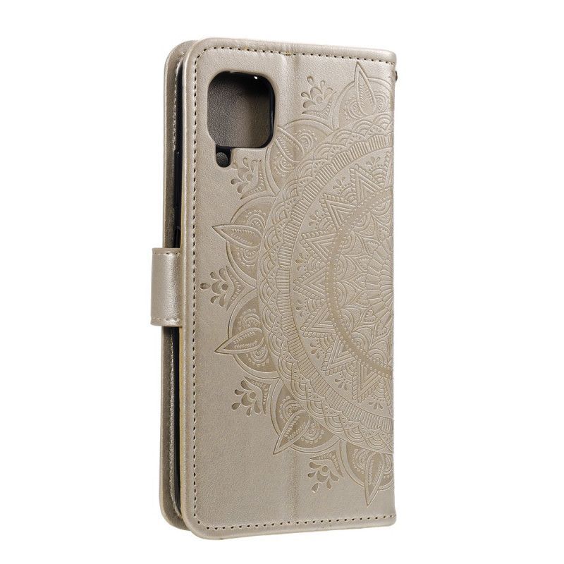 Peněženková Pouzdra Na Samsung Galaxy A42 5g Sluneční Mandala