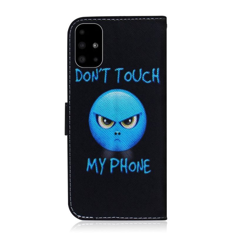 Peněženková Pouzdra Na Samsung Galaxy A51 Emotikony Telefonu