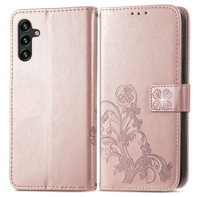 Peněženková Pouzdra Samsung Galaxy A13 5g Abstraktní Květiny