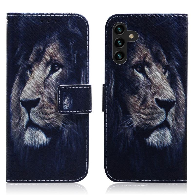 Peněženková Pouzdra Samsung Galaxy A13 5g Snící Lev