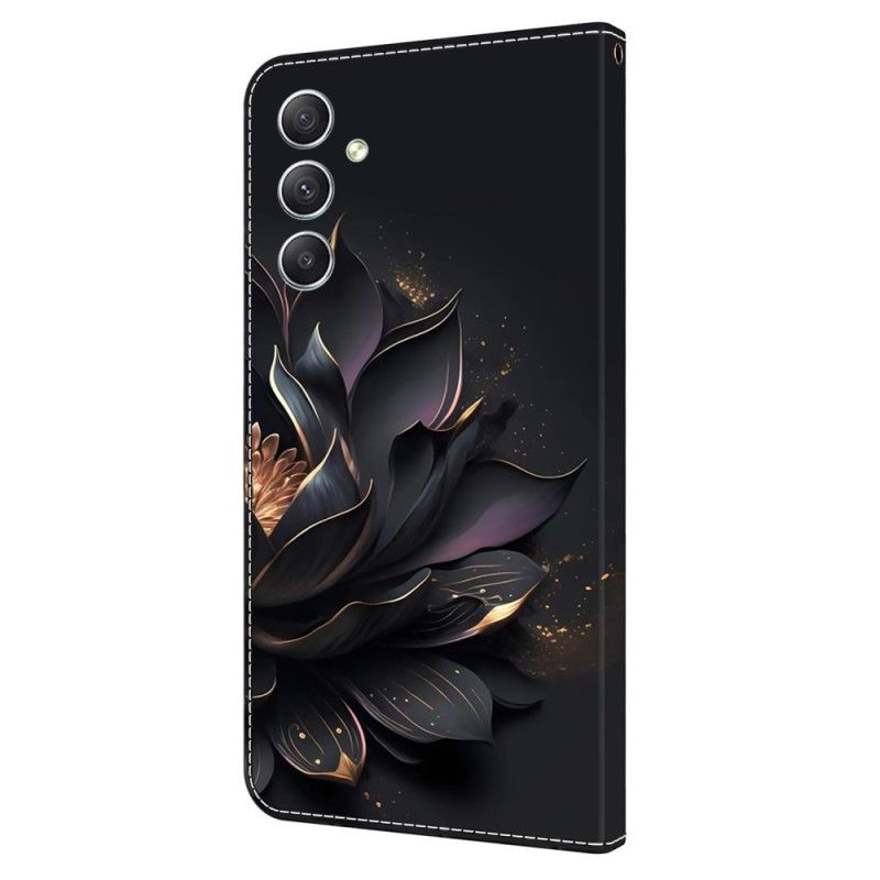 Peněženková Pouzdra Samsung Galaxy A15 Kryty Na Mobil Fialový Lotos