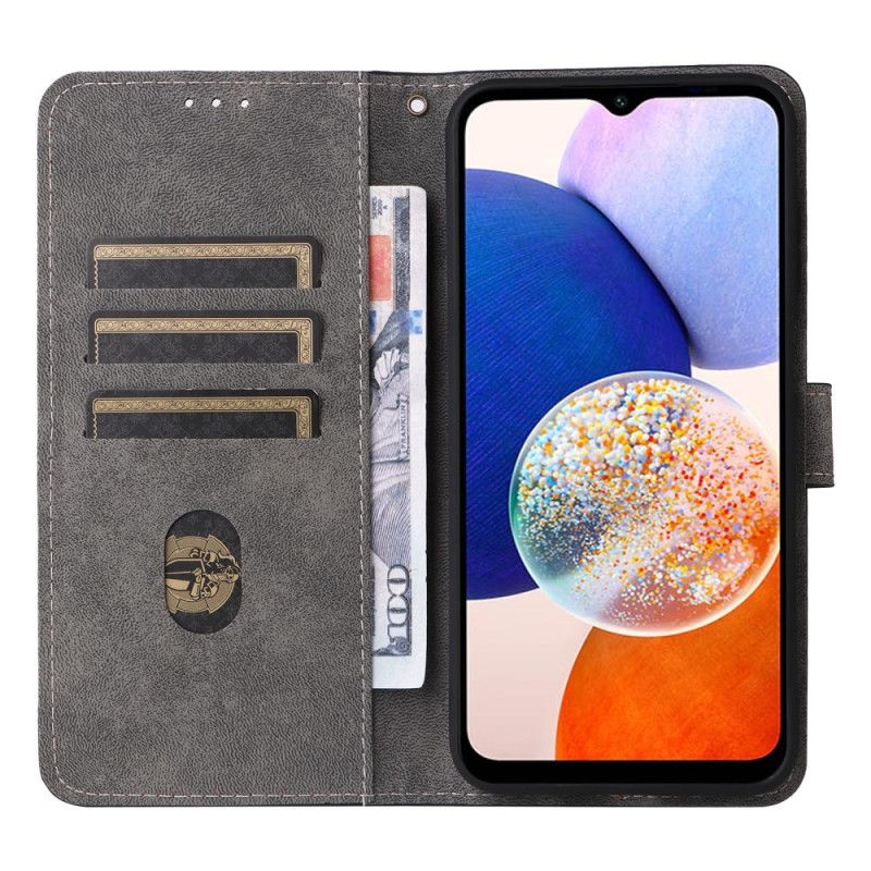 Peněženková Pouzdra Samsung Galaxy A15 Kryty Na Mobil Peněženka V Koženém Stylu S Blokováním Rfid
