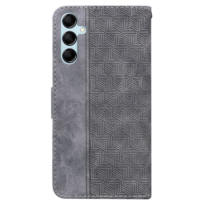 Peněženková Pouzdra Samsung Galaxy A15 Kryty Na Mobil Vzor Tkaného Popruhu