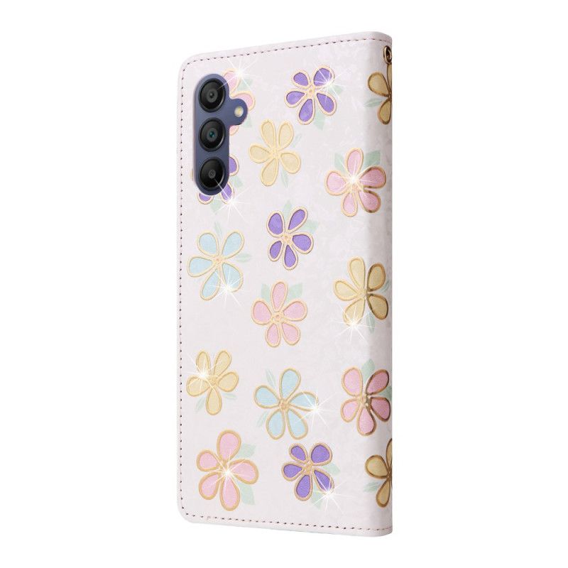 Peněženková Pouzdra Samsung Galaxy A16 5g Fleurette Rfid Blokování