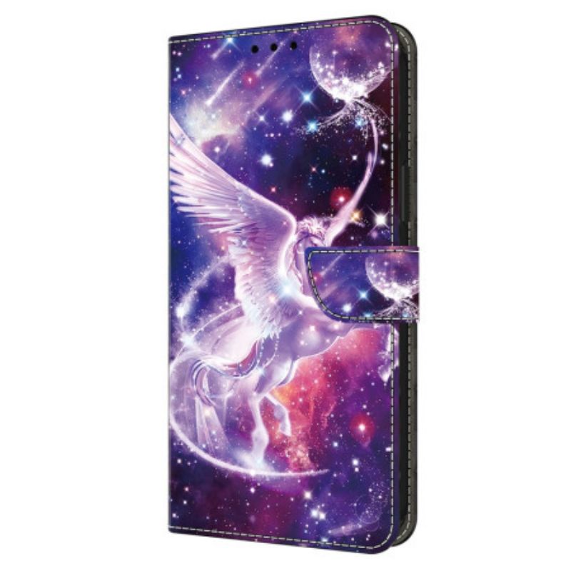 Peněženková Pouzdra Samsung Galaxy A16 5g Kosmický Kůň