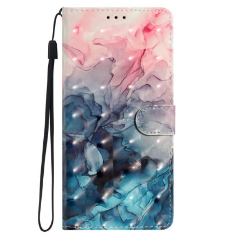 Peněženková Pouzdra Samsung Galaxy A16 5g Kryty Na Mobil Akvarelový Mramor