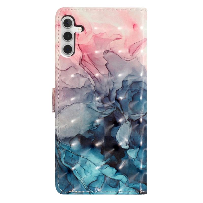 Peněženková Pouzdra Samsung Galaxy A16 5g Kryty Na Mobil Akvarelový Mramor