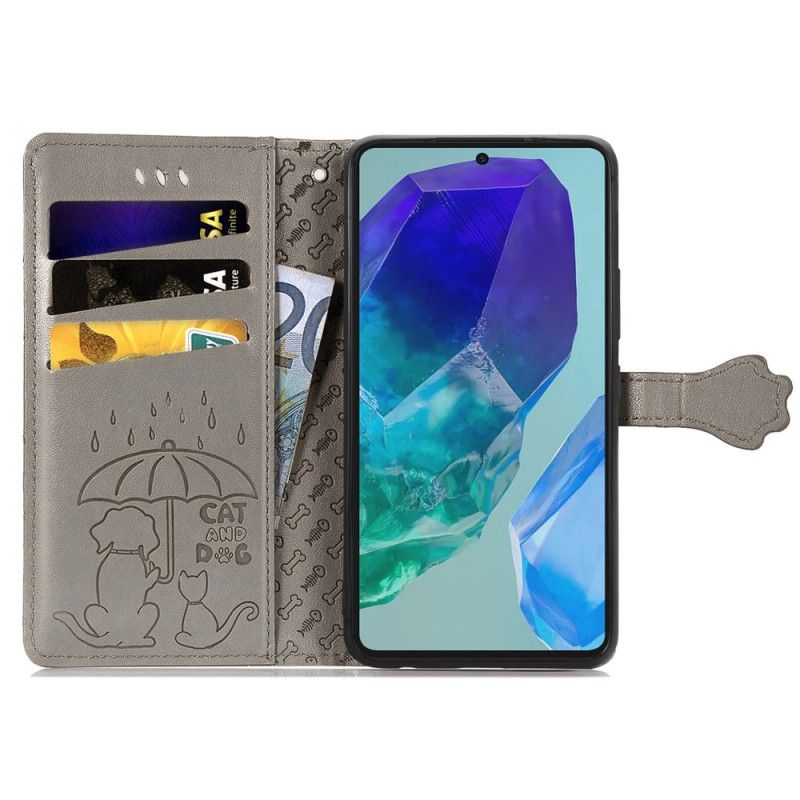 Peněženková Pouzdra Samsung Galaxy A16 5g Kryty Na Mobil Animovaná Zvířata
