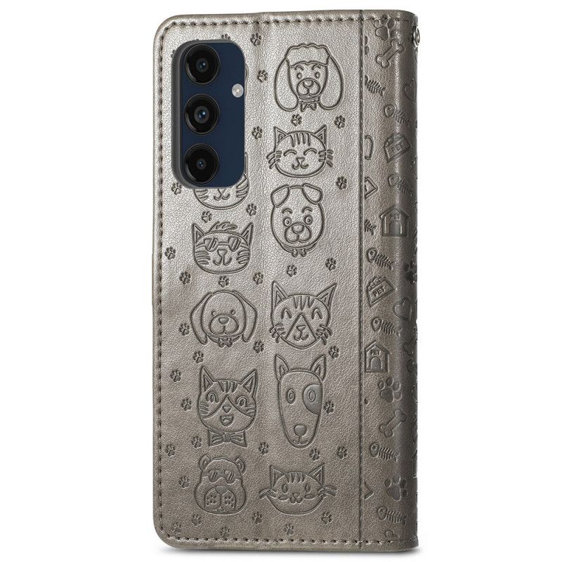 Peněženková Pouzdra Samsung Galaxy A16 5g Kryty Na Mobil Animovaná Zvířata