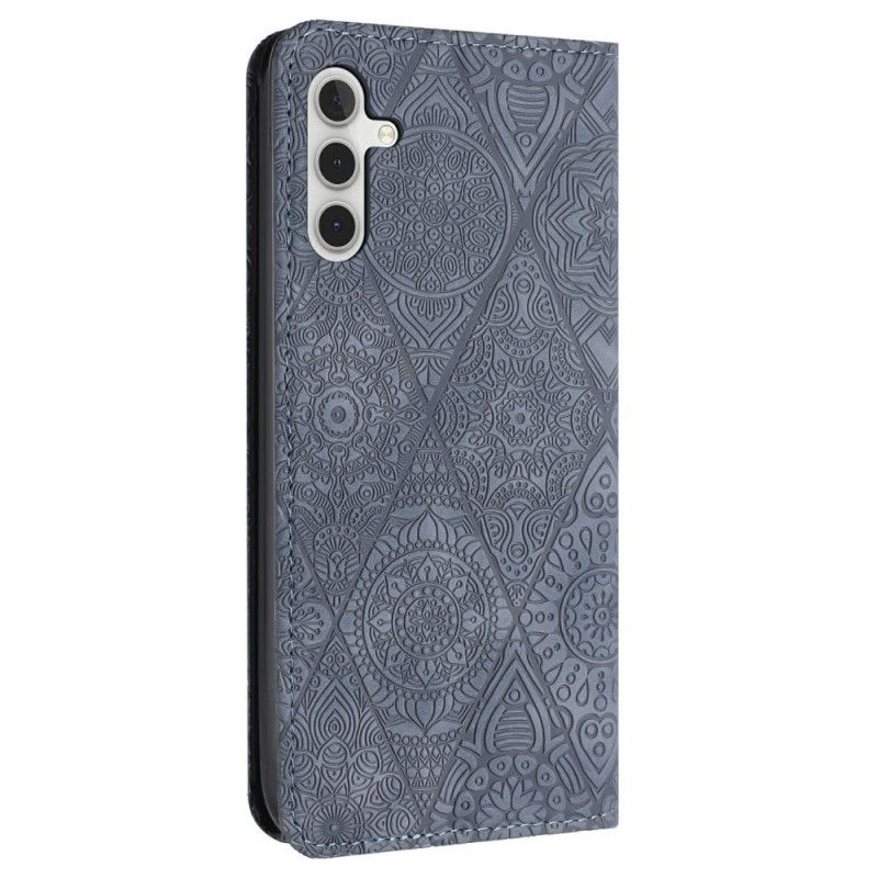 Peněženková Pouzdra Samsung Galaxy A16 5g Kryty Na Mobil Květinový Vzor A Popruh