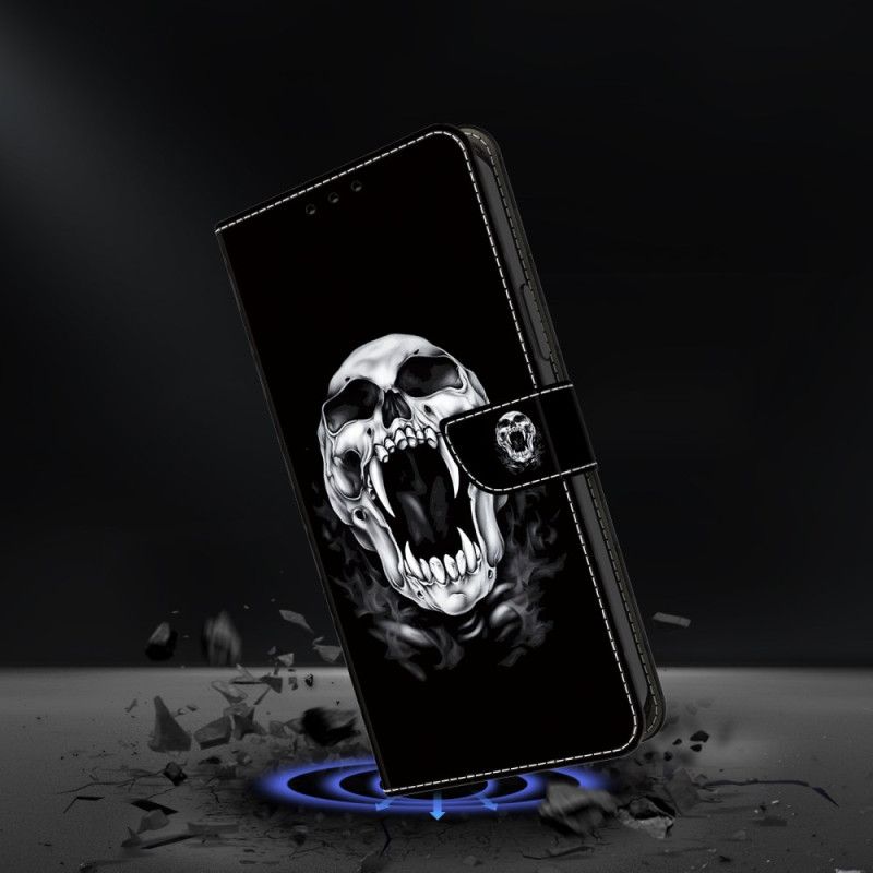 Peněženková Pouzdra Samsung Galaxy A16 5g Kryty Na Mobil Lebka