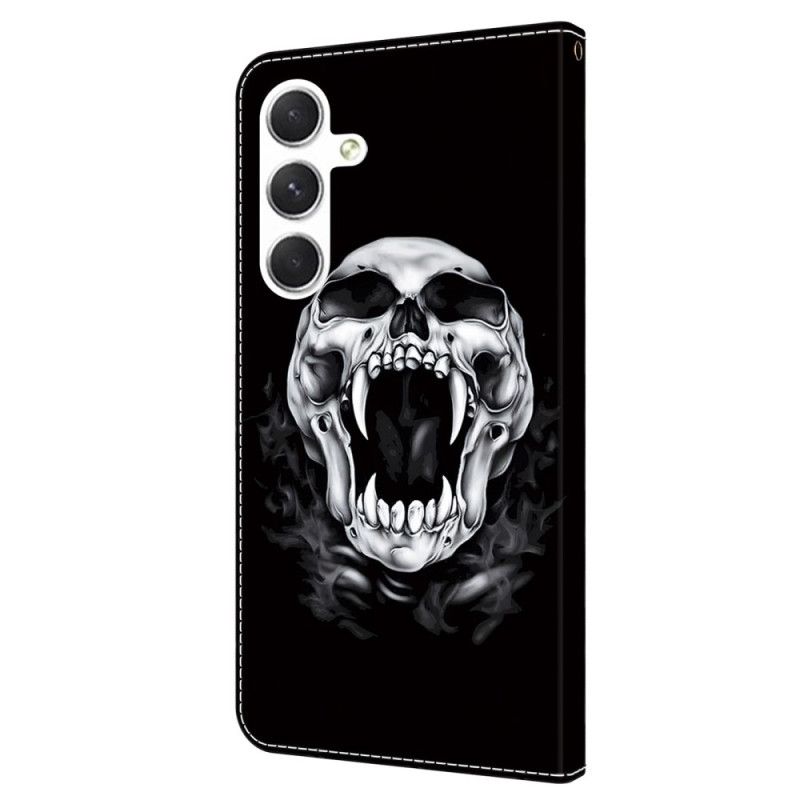 Peněženková Pouzdra Samsung Galaxy A16 5g Kryty Na Mobil Lebka