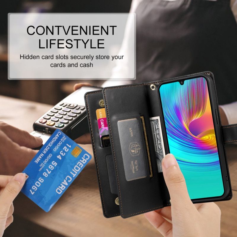 Peněženková Pouzdra Samsung Galaxy A16 5g Kryty Na Mobil Peněženka Na Zip