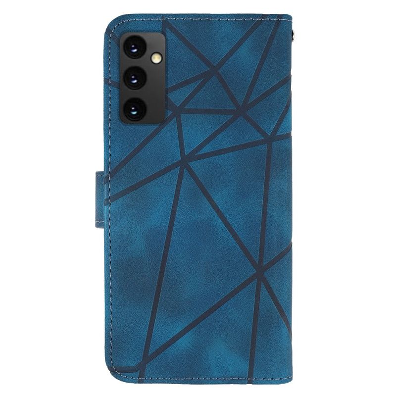 Peněženková Pouzdra Samsung Galaxy A16 5g Linie Se Semišovým Efektem