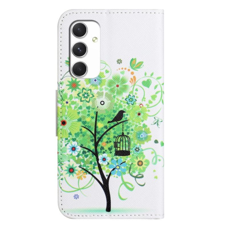 Peněženková Pouzdra Samsung Galaxy A16 5g Zelený Strom