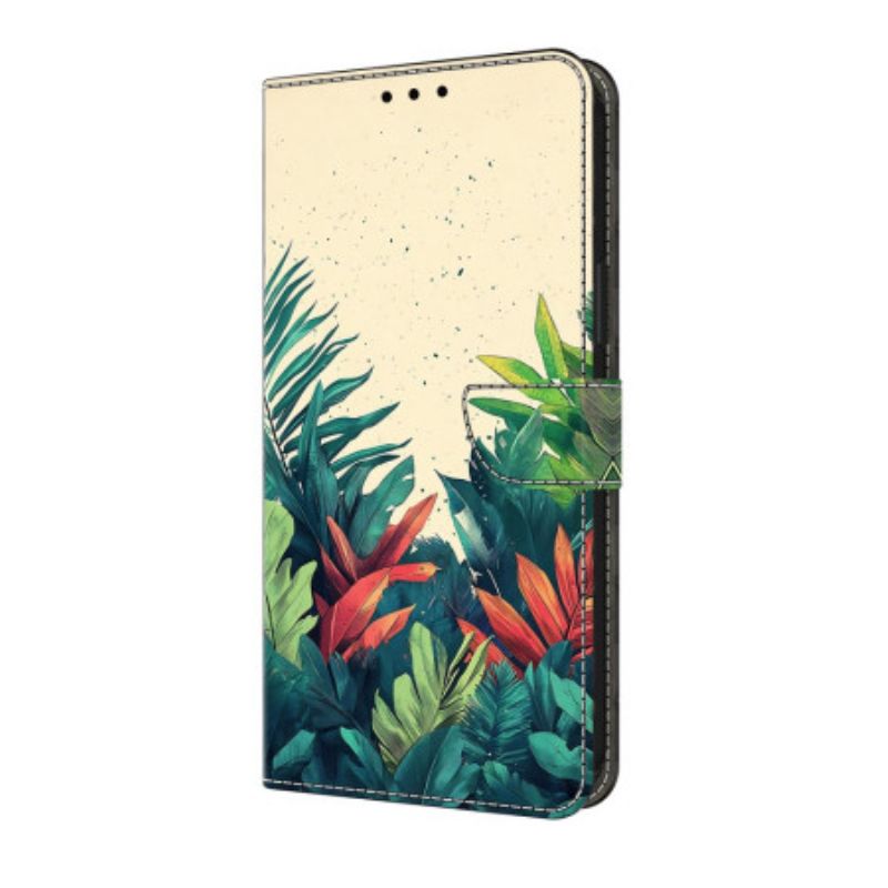 Peněženková Pouzdra Samsung Galaxy A17 4g / 5g Listy