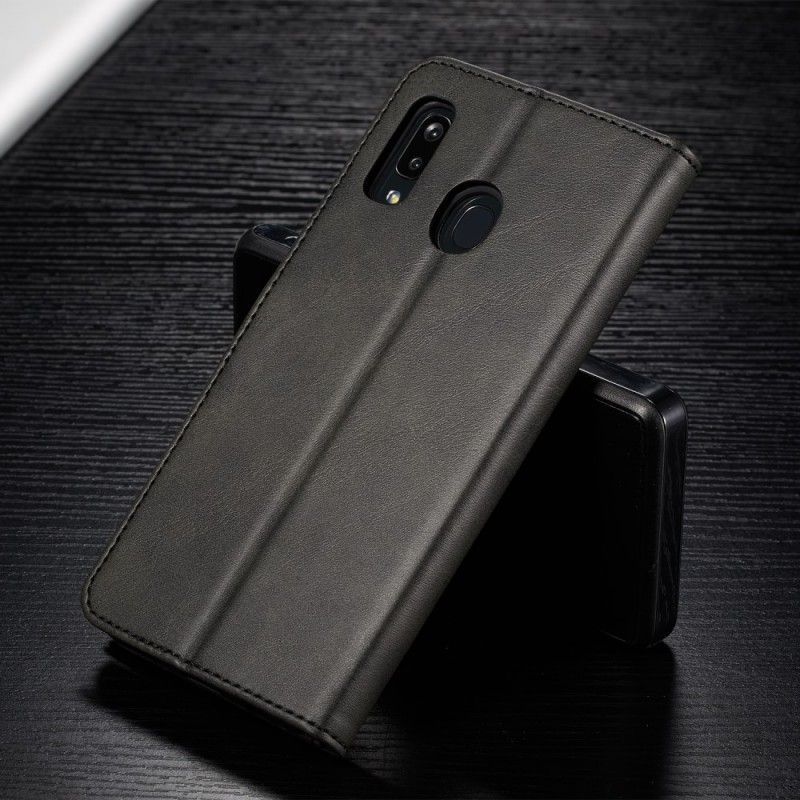 Peněženková Pouzdra Samsung Galaxy A40 Lc.imeeke Kožený Efekt