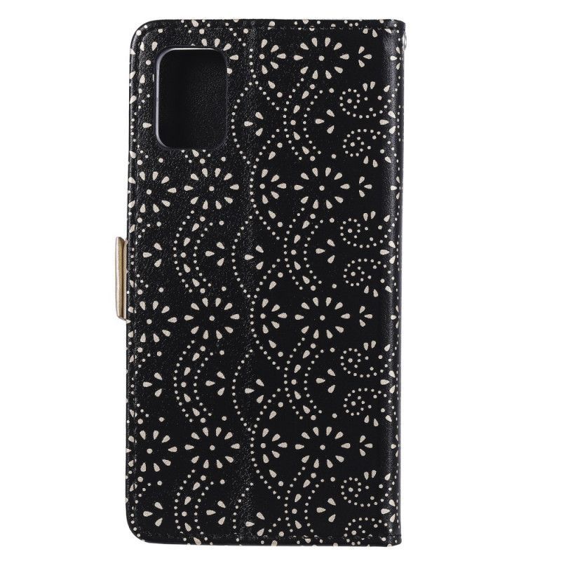 Peněženková Pouzdra Samsung Galaxy A71 Krajková Tanga Kabelka