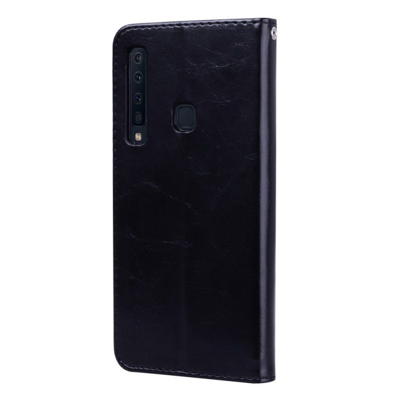 Peněženková Pouzdra Samsung Galaxy A9 Vintage Kožený Efekt