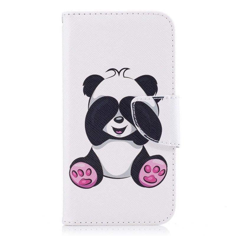 Peněženková Pouzdra Samsung Galaxy J3 2017 Panda Zábava