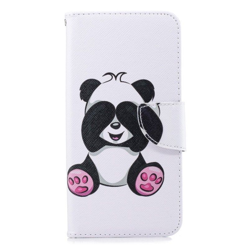 Peněženková Pouzdra Samsung Galaxy J6 Plus Panda Zábava