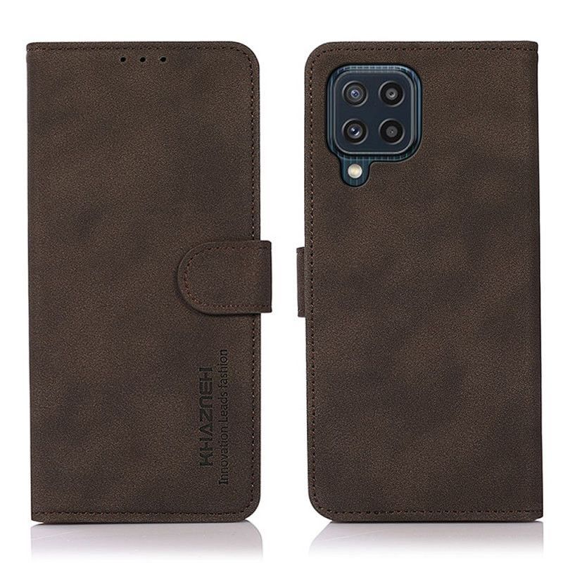 Peněženková Pouzdra Samsung Galaxy M32 Efekt Khazneh Textury Kůže
