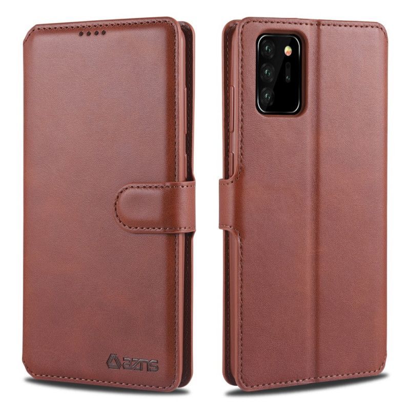 Peněženková Pouzdra Samsung Galaxy Note 20 Azns Retro
