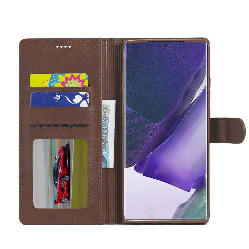 Peněženková Pouzdra Samsung Galaxy Note 20 Lc.imeeke Kožený Efekt