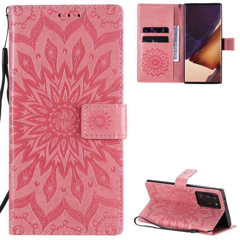 Peněženková Pouzdra Samsung Galaxy Note 20 Ultra Slunečnice