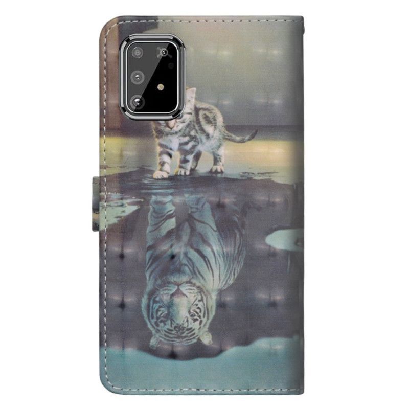 Peněženková Pouzdra Samsung Galaxy S10 Lite Vyspat Tygra