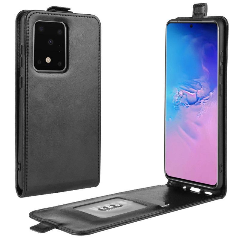 Peněženková Pouzdra Samsung Galaxy S20 Ultra Efekt Skládací Kůže