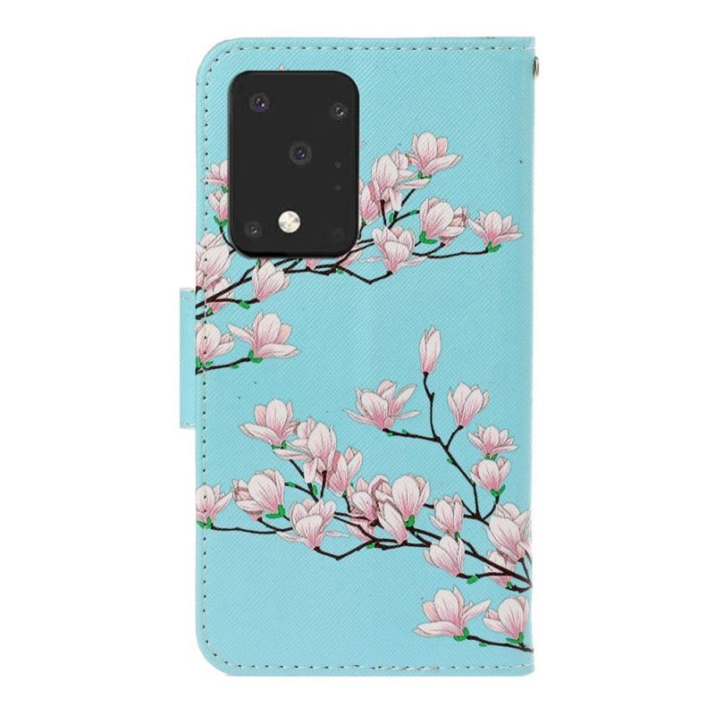 Peněženková Pouzdra Samsung Galaxy S20 Ultra Pásový Strom