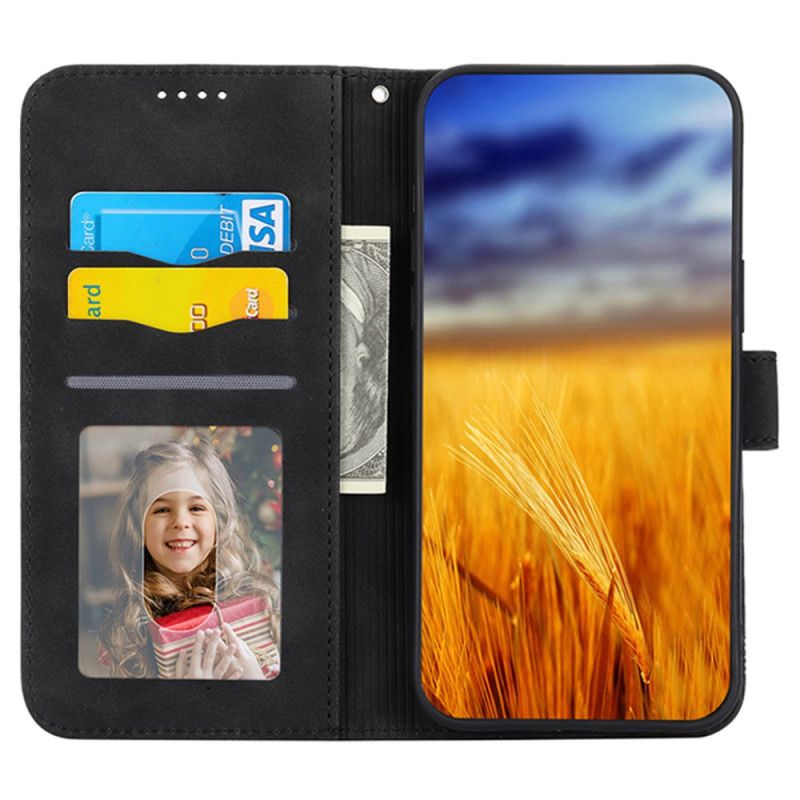 Peněženková Pouzdra Samsung Galaxy S24 5g Kryty Na Mobil Pouzdro S Podpěrou A Šňůrkou Dierfeng