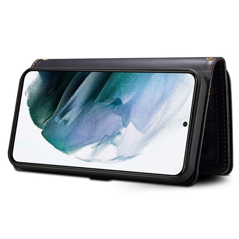 Peněženková Pouzdra Samsung Galaxy S24 Plus 5g Kryty Na Mobil Šňůrka A Ramenní Popruh Eseble S Blokováním Rfid