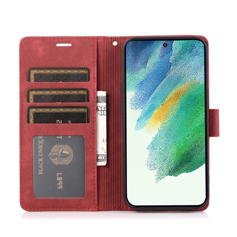 Peněženková Pouzdra Samsung Galaxy S24 Plus 5g Orchideje A Motýli S Popruhem