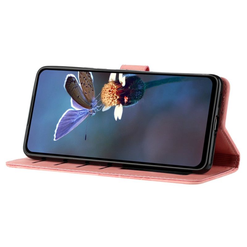 Peněženková Pouzdra Samsung Galaxy S24 Ultra 5g Květinové S Popruhem