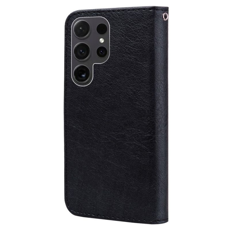 Peněženková Pouzdra Samsung Galaxy S24 Ultra 5g Retro Efekt